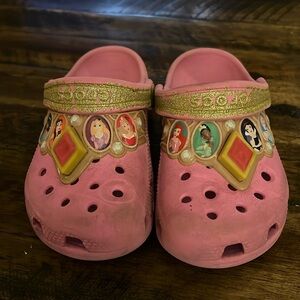 Well Loved Size 10 Toddler Gird Princess Crocs